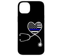 Nurse Life Police Wife The Thin Blue Line Family Case for iPhone 14 Plus