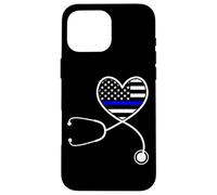 Nurse Life Police Wife The Thin Blue Line Family Case for iPhone 16 Pro Max