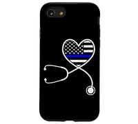 Nurse Life Police Wife The Thin Blue Line Family Case for iPhone SE (2020) / 7/8