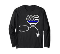 Nurse Life Police Wife The Thin Blue Line Family Long Sleeve T-Shirt