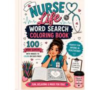 Nurse Life Word Search Coloring Book