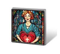 Nurse Live Love Save Lives Square Enamel Brooch Pin Button Badges Decoration Hat Clothing Bag Accessories Gift Crafts