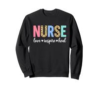 Nurse love inspire heal nursing profession apparel Sweatshirt