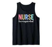 Nurse Love Inspire heal Nursing Profession Apparel Tank Top