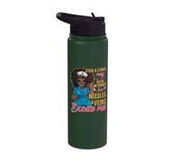 Nurse May Break My Bones But Needles and Veins Excite Me Stainless Steel Insulated Water Bottle