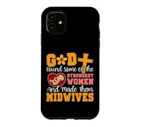 Nurse Midwife Birth Worker Faith Christian Rainbow God Found Case for iPhone 11