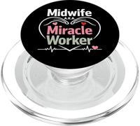 Nurse Midwife Birth Worker Midwife A.K.A. Miracle Worker PopSockets PopGrip for MagSafe
