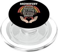 Nurse Midwife Birth Worker Midwifery Intuition Dedication PopSockets PopGrip for MagSafe