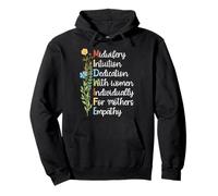 Nurse Midwife Birth Worker Midwifery Intuition Dedication Pullover Hoodie