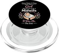 Nurse Midwife Birth Worker Once Upon A Time There Was A Girl PopSockets PopGrip for MagSafe