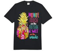Nurse Midwife Birth Worker Pineapple Midwife Tough On The Comfort Colors Adult Heavyweight T-Shirt