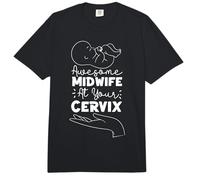 Nurse Midwife Birth Worker Pun Awesome Midwife at Your Comfort Colors Adult Heavyweight T-Shirt