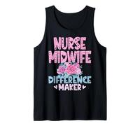 Nurse Midwife Difference Maker CNM Certified Nurse Midwife Tank Top