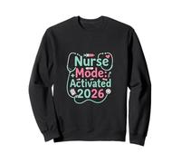 Nurse Mode Activated 2026 Cute Medical Theme Sweatshirt