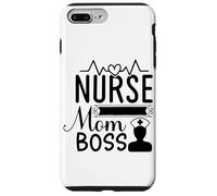 Nurse Mom Boss Heartbeat Iconic Words Case for iPhone 7 Plus/8 Plus