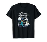 Nurse Night Shift Chasing Nightmares by Moonlight T-Shirt