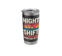 Nurse Night Shift Doctor Overnight RN Stainless Steel Insulated Tumbler