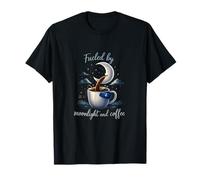 Nurse Night Shift Fueled by Moonlight and Coffee T-Shirt