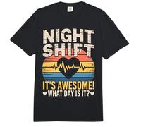 Nurse Night Shift Humor Overnight RN Comfort Colors Adult Heavyweight T-Shirt