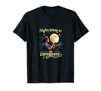 Nurse Night Shift Nights Belong to Caregivers T-Shirt