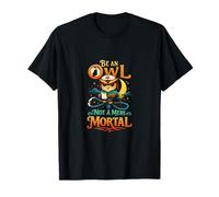 Nurse Night Shift Owl Stethoscope Be an Owl Quote T-Shirt