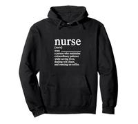 Nurse Noun Extraordinary Patience Chaos Coffee Pullover Hoodie