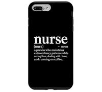 Nurse Nurs Noun Saving Lives Chaos Coffee Case for iPhone 7 Plus/8 Plus