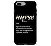 Nurse Nurs Noun Saving Lives Chaos Coffee Case for iPhone 7 Plus/8 Plus