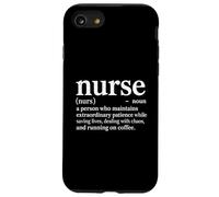 Nurse Nurs Noun Saving Lives Chaos Coffee Case for iPhone SE (2020) / 7/8