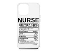 Nurse Nutrition Facts Compassion Sleep Courage Patience Self Case for iPhone 12 Pro Max