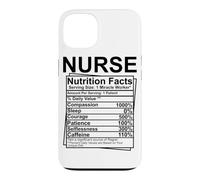 Nurse Nutrition Facts Compassion Sleep Courage Patience Self Case for iPhone 13
