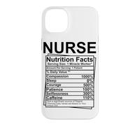Nurse Nutrition Facts Compassion Sleep Courage Patience Self Case for iPhone 14 Plus
