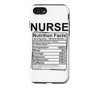Nurse Nutrition Facts Compassion Sleep Courage Patience Self Case for iPhone SE (2020) / 7/8