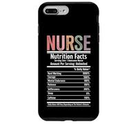 Nurse Nutrition Facts Funny Retro Pastel Graphic Case for iPhone 7 Plus/8 Plus