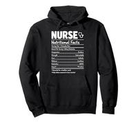 Nurse Nutritional Facts Healthcare Appreciation RN nursing Pullover Hoodie