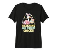 Nurse OBGYN Midwife Hatching The Cutest Chicks Stork Premium T-Shirt