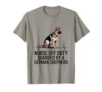 Nurse Off Duty Guarded by A German Shepherd T-Shirt