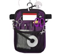 Nurse Organiser Fanny Pack - Sister Shoulder Bag for Work | Care Pack with Belt Organiser for Tools, Nurse, Compact Storage , Purple, see description, See description