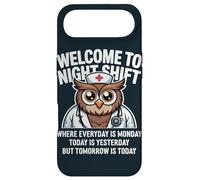 Nurse Owl Night Shift RN Overnight Case for iPhone Air