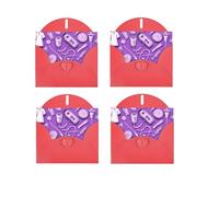 Nurse Pattern Purple Horizontal Full Single-Sided Printing Pearlescent Paper Birthday Halloween Christmas Halloween Birthday Party Holiday Greeting Card