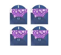 Nurse Pattern Purple Horizontal Full Single-Sided Printing Pearlescent Paper Birthday Halloween Christmas Halloween Birthday Party Holiday Greeting Card