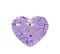 Nurse Pattern Purple Printing 10 Pcs Car Air Freshener Hanging Sheets Scented Hanging Sheets With Rope For Home