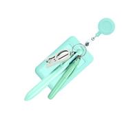 Nurse Pen Retractable Badge Holder Set with Multicolor Ballpoint Pen Highlighter Scissors for Nurses Healthcare Staff Nurse Ballpoint