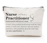 Nurse Practitioner Gifts Makeup Bags - National Nurse Practitioner Week Gifts Pouch Bag, NP FNP Mental Health NP Appreciation International Nurse Day Christmas Birthday Present