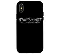 Nurse Practitioner Heartbeat Icons Case for iPhone X/XS