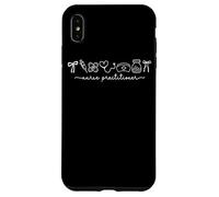 Nurse Practitioner Heartbeat Icons Case for iPhone XS Max