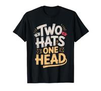 Nurse Practitioner Wearing Two Hats Provider Np APRN Humor T-Shirt