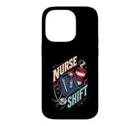 Nurse Shift Stethoscope Coffee Case for iPhone 14 Pro