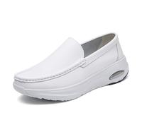 Nurse Shoes for Women Nursing Shoes Women, Healthcare Professionals Choice, Slip On Water Resistant for Hospital Shifts(White 1,9.5 UK)