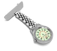 Nurse Silver Classic Fob Watch With Glow In Dark Dial 4218 RRP £34.99 By Sekonda